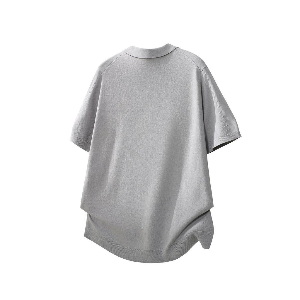 2026 Trendy Japanese Style Men's Loose Knit Short Sleeve 