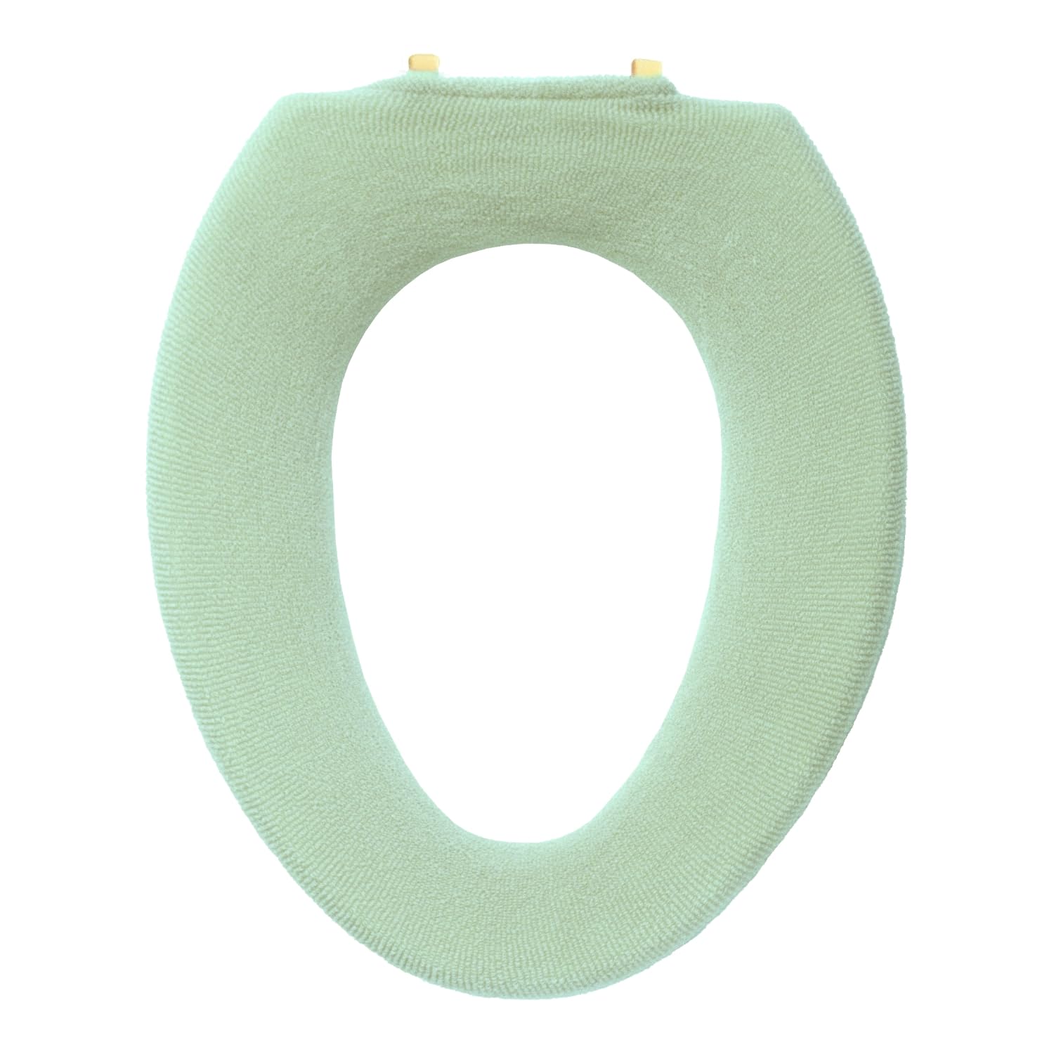 

OKA Fleur Blanc Toilet Seat Cover Type O Type Green (Washable, Thick, Floral, Feminine)