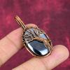 Tree Of Life Shungite Pendant Copper Wire Wrapped Pendant Gemstone Jewelry