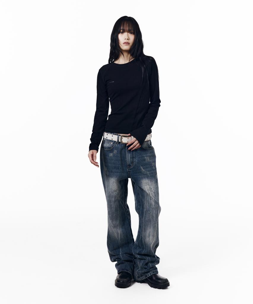 AAKAM Cut-Off Long Sleeve (Black)