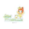 Aikatsu x Sanrio Characters 04 Ako Saotome x Charmy Kitty Illustration Acrylic Stand Plate Stars! [Collaboration [Mini Character]]