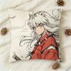Anime iInuyasha Cool Cute Doublesided Printed Square Decorative Cushion Cover for Sofa Living Room Home Decor