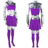 Starfire Cosplay Kostüm Prinzessin Koriand'r Rock Verkleidung Mit Handschuhen Socken Für Halloween Anime Comic Con Starfire Outfits