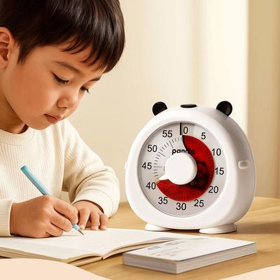 Cartoon Self Discipline Visual Timer Silent Timer Reminder Kitchen Timer Rabbit Panda Countdown Alarm Clock Time Management Tool