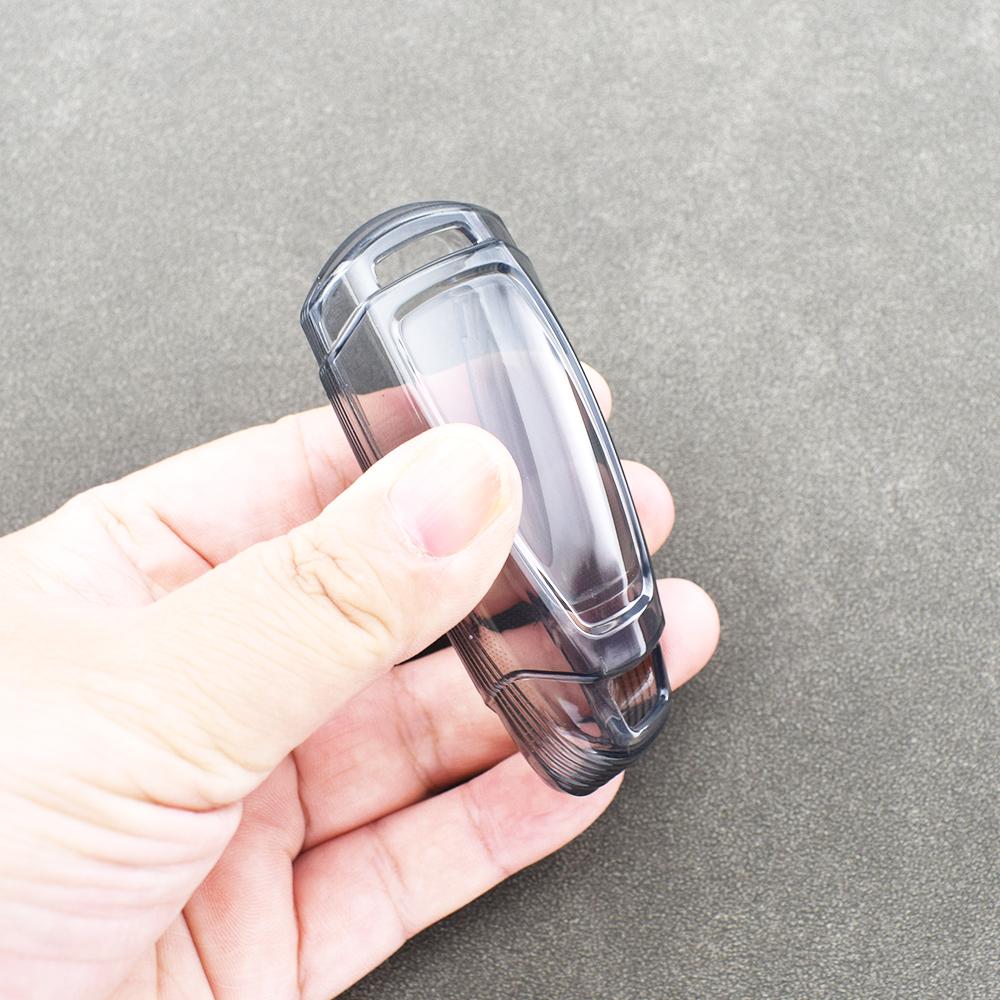 Transparent TPU Keyless For Hyundai Solaris Azera I30 Ix35 KONA Encino Grandeur Ig Accent Santa Fe Palisade Car Key Case Cover