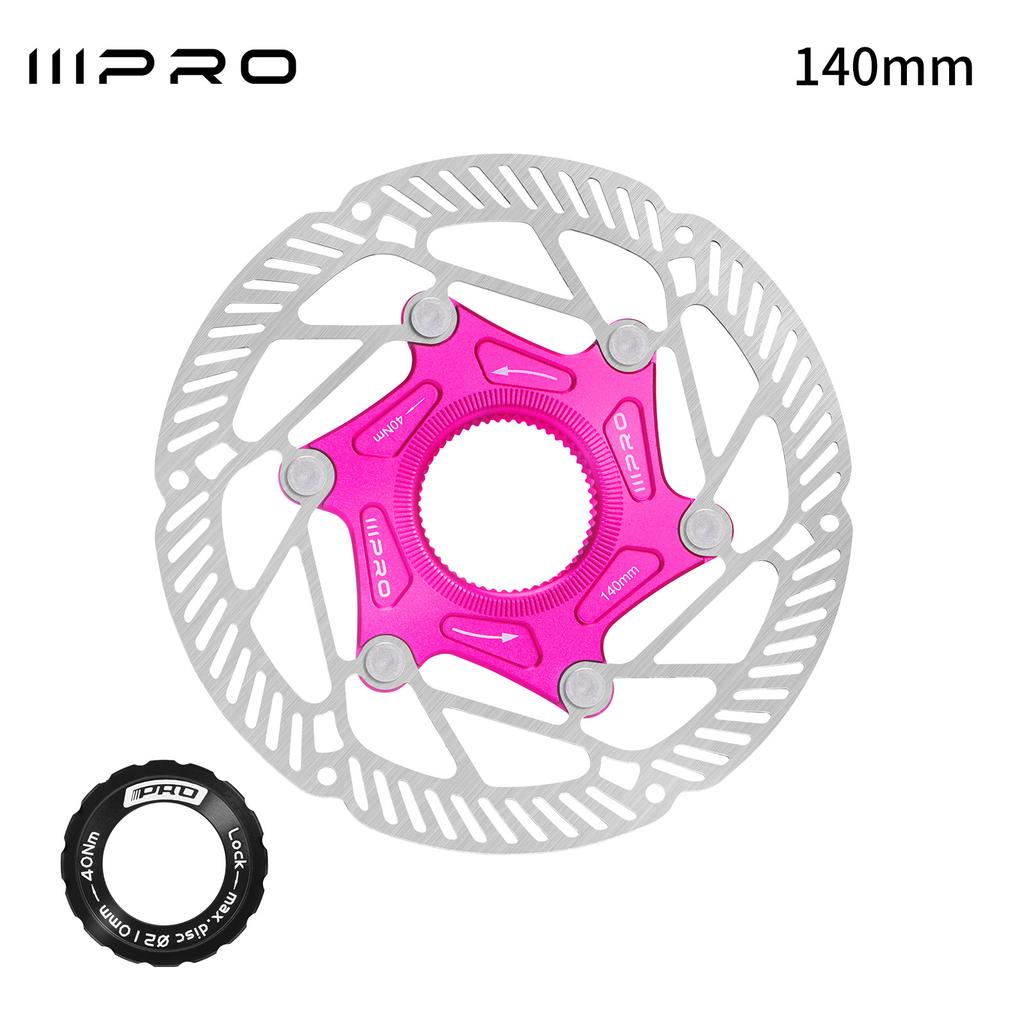 160mm 140mm Centerlock Brake Disc Floating 160mm 140mm 6 Screws Disc Rotor Cooled Lightweigh for Mtb Road Mountain Bike