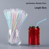 ZISIZ 18cm Disposable Plastic Straws