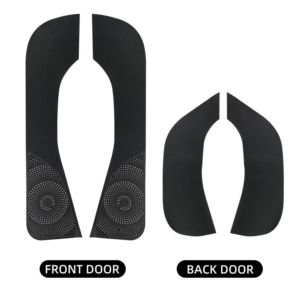

For Tesla Model 3 2017–2026 Model Y 2020–2026 Leather Car Door Anti Kick Pad Protection Interior Scratch Resistant Sticker