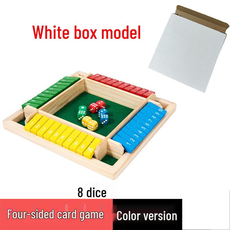 Tiger Flip: Digital Four-Sided Card Game - Multiplayer Party Fun & Educational Toy.