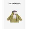 French Arielle De Pinto Kidsren's Outdoor Jacket, Casual Outdoor Wear, Spring & Fall Boys' Color-Blocked Hooded Jacket