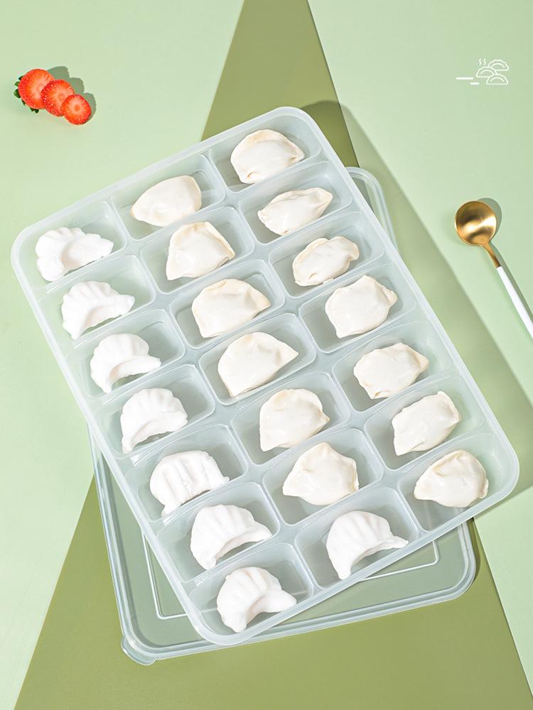 Refrigerator Fresh-Keeping Box for Japanese Dumplings, Wontons & Frozen Foods