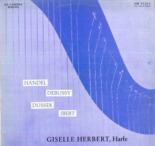 

LP Record GISELLE HERBERT - Harfenmusik SM91011 DA CAMERA MAGNA 1967 Germany Classical Used