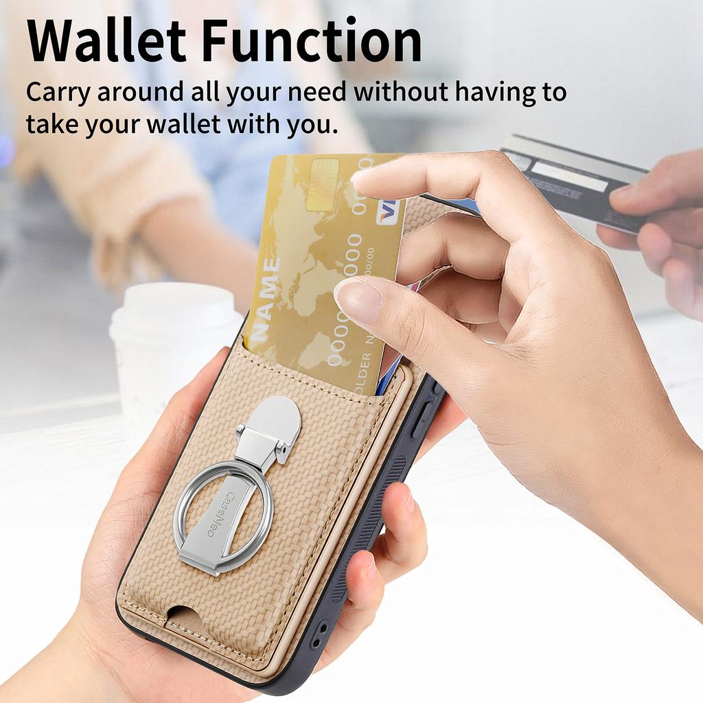 Geldbörse Kartenfach Tasche Hülle für Samsung Galaxy S23 Ultra S22 S21 Plus S20 FE A14 A54 A34 A53 A12 A23 Faltbare Hülle mit Ringhalter