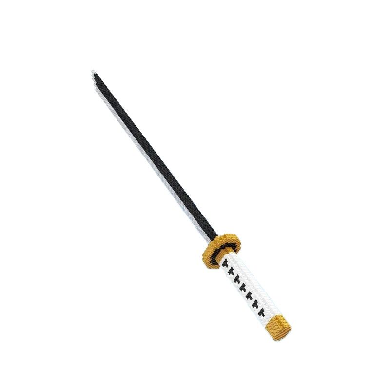 Non-Toxic Samurai Sword Building Blocks Ninja Blade Katana Japanese Anime Butterfly Nichirin Knife Bricks Children Toys For Adult