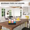 2Pcs Cup Holder Pearl Cotton Coffee Cup Carrier Tray Leak Proof Takeout Beverage Packing Accessory Milk Tea Packing Tray