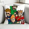 EddsworldD Cartoon Pillow Case Square DoubleSided Sofa Cushion Cover Bedroom Bedside Pillow Gift