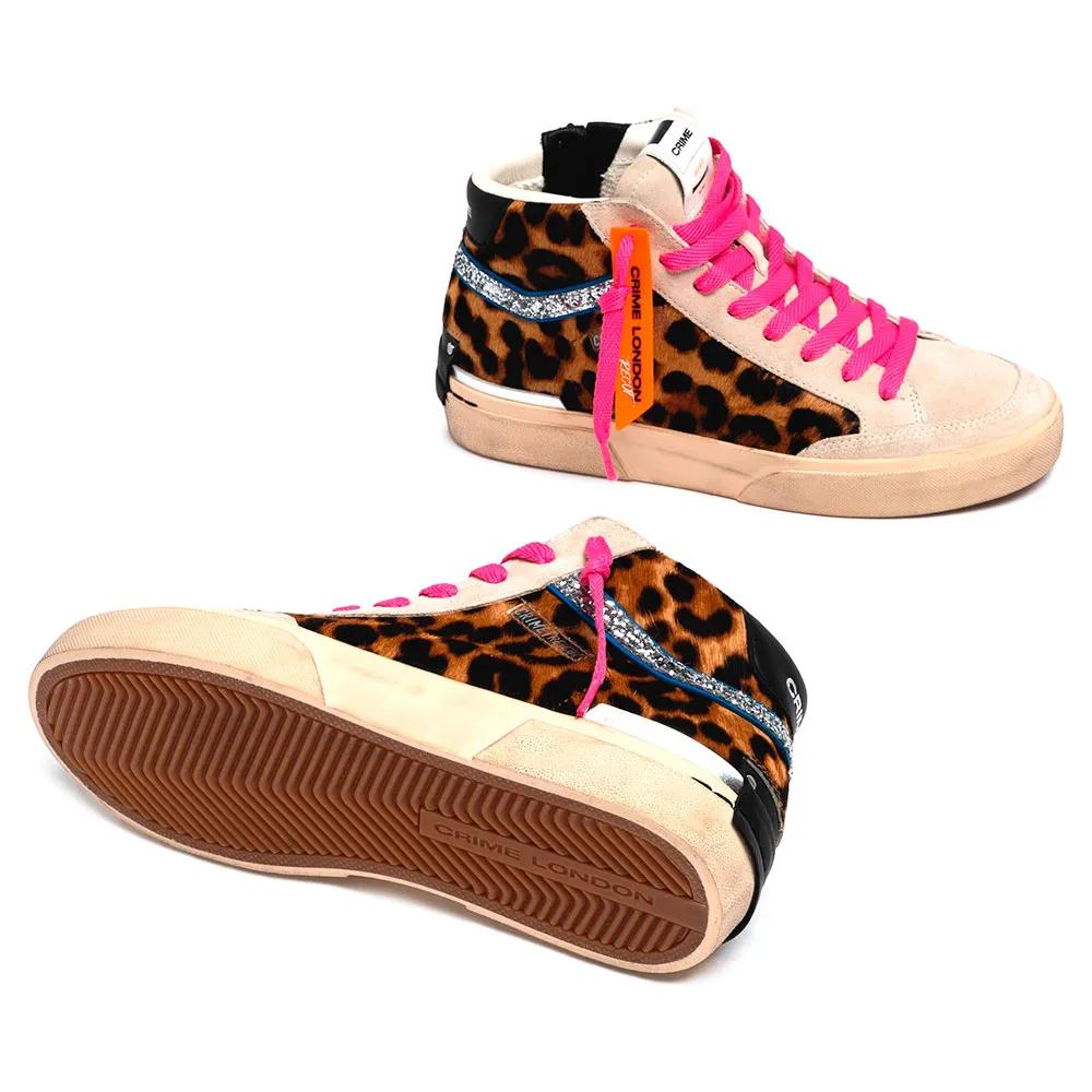 Crime London Sneakers Recut High