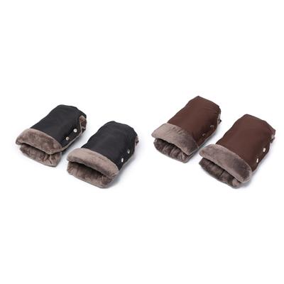 Universal Stroller Gloves Waterproof Warm Mittens Windproof Pram Shopping Cart Hand Muff Split Baby Cart Hand Gloves