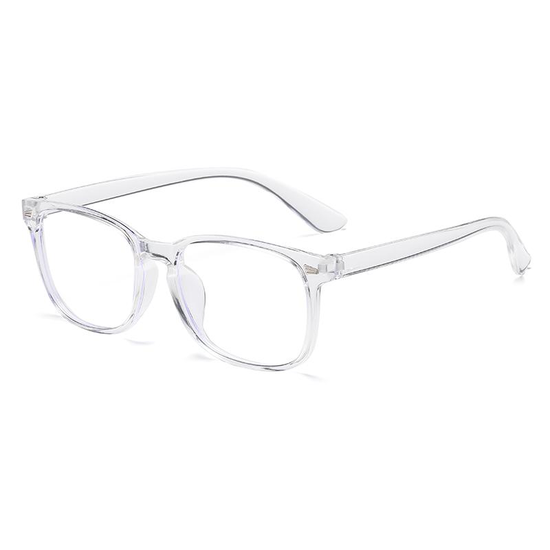 Latest Glasses Vintage Retro Eyeglasses Frame Women Square Frame Styles Trend Flat Eyeglasses Women Simple Anti Blue Rayweight Computer Eyewear
