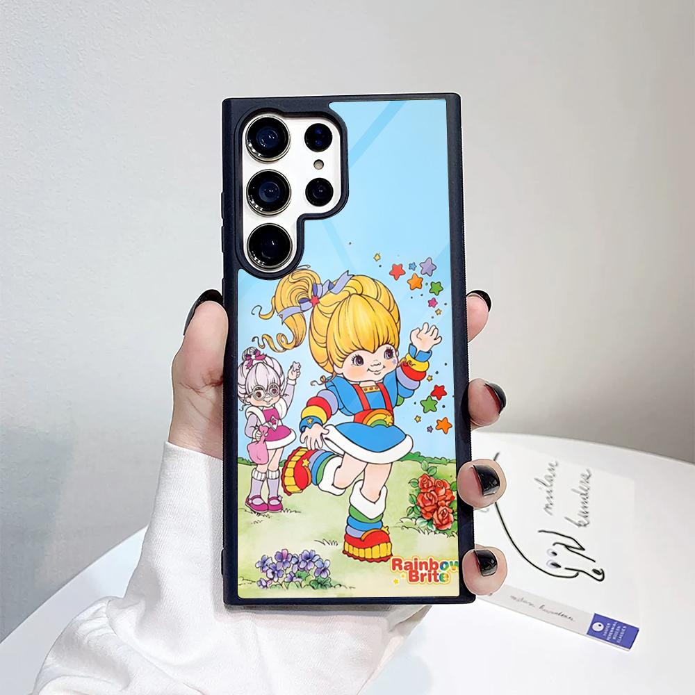 

Cartoon R-Rainbow Brite Phone Case For Samsung Galaxy S26 S25 S24 S23 S22 S21 S20 FE Edge Pro Plus Ultra PC+TPU Cover Galaxy S24 Ultra