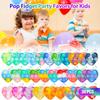 30 buc Breloc Pop Jucării Fidget Bracelet Inel Cheie Inimă Set Jucării Tactile Curcubeu Pachet Vrac Premii Clasă Cadouri Petrecere