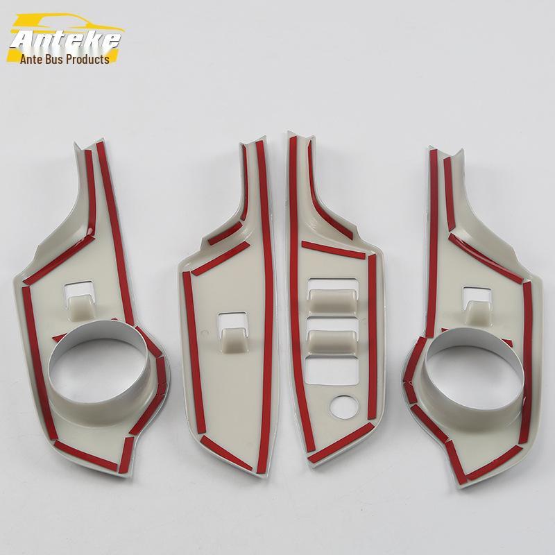 18 Ize Car Window Switch Decorative Frame & Armrest Button Accessories