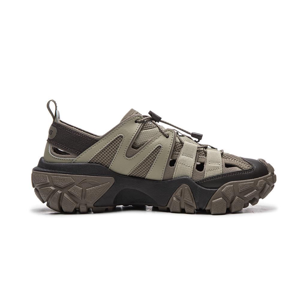 Li Ning Sand Dune River Trekking Shoes Men's Gray AGUW025-3