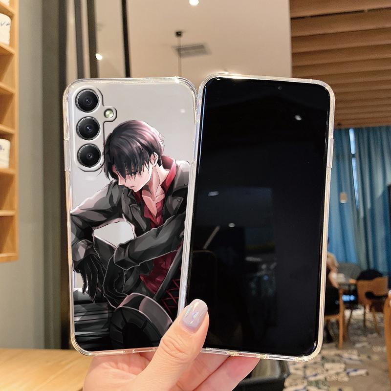 Husă din silicon moale, transparentă, cu modele de desene animate, pentru Samsung A55 M35 S24 Xiaomi Redmi Note 13 Poco C65 iPhone Husă de protecție rezistentă la șocuri