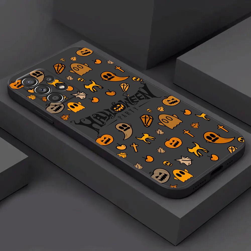 

Happy Halloween For Samsung Galaxy A56 Case A36 A26 A17 A16 A07 A55 A54 A52S A53 5G A51 A34 A35 A33 A32 A50 A72 A71 A30 A7 Cover Samsung A7 2018