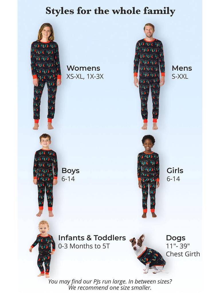 2025 Autumn/Winter Family Matching Outfits: European & American Print Sleepwear for Parents & Kids (Family of 3-4)