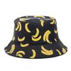 Vendita Cappelli a Secchiello Unisex Estivi Doppia Faccia Stampa Frutta Cappellino Donna Cappello da Sole da Esterno Uomo Cappello a Secchiello Classico