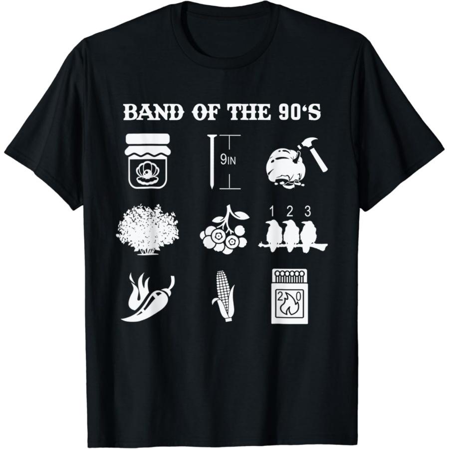 YYUUYUU Funny Retro Popular Music Bands of The 90s Rock Pop Culture T-Shirt S
