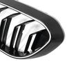 Double Slat Front Kidney Grille Fit BMW 5 Series G30 G31 2017-2020 Gloss Black