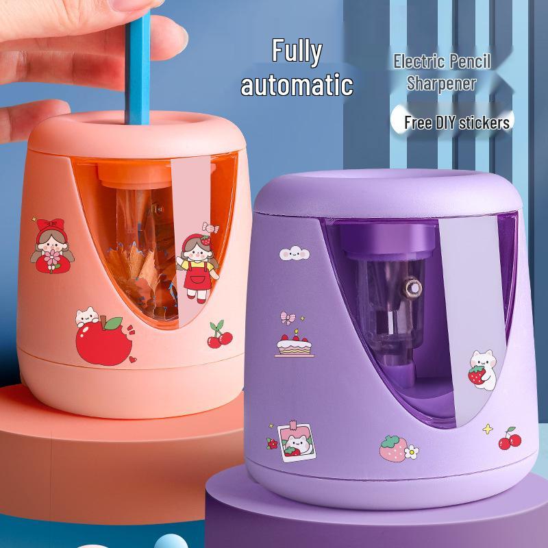 Kaba Bear Handheld Electric Pencil Sharpener - Automatic and Cute for Kids