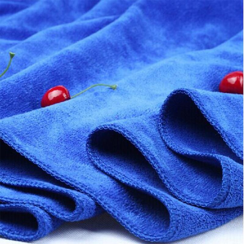 Microfiber Drying Towel Car Blue Wash Cleaning Cloth Professional Car Wash Towel High Water Absorption Auto Wash Accessories