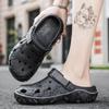 Sommer Herren Sandalen Leichte EVA Herren Freizeitschuhe Lochschuhe Clogs Liebhaber Hausgarten Outdoor Männliche Strand Flache Hausschuhe Große Größe
