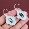 White Buffalo Turquoise Earring Natural Gemstone Jewelry Handmade Decent Earrings 925 Sterling Silver Earring Gifts For Mom Designer Jewelry