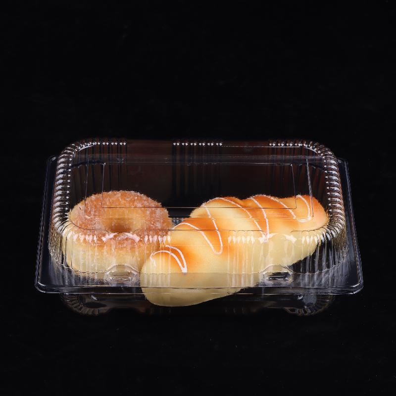 Bakery Fruit Salad Clear Plastic Dessert Boxes 100pcs Disposable Leakproof Food Containers For Event Parties