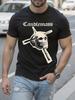 Candlemass Heavy Metal Gothic - Black Tee with Skull & Candlestick Graphic T-shirt