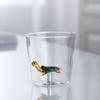 3D Animal Flower Built-in Glass High Borosilicate Glass Heat-resistant Transparent Glass Drinking Cup  Milk Coffee Juice Glass