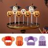 Halloween Cake Pop Mold Set Pumpkin & Ghost Shape Press for Baking Cookies Candy Food-Grade Baking Cake Pop Kit