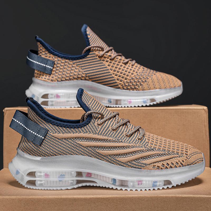 

Sports Men s Running Shoes Summer New Classic Breathable Casual Running Breathable Mesh Shock-absorbing Black Tennis Shoes 36 чорний