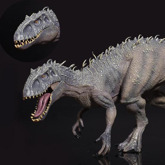 Indominus Rex Figuren Beweglicher Mund Kinder Geschenk PVC Neu Dinosaurier Welt