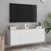 TV Wall Cabinets 2 Pcs White 60 X 30 X 41 Cm