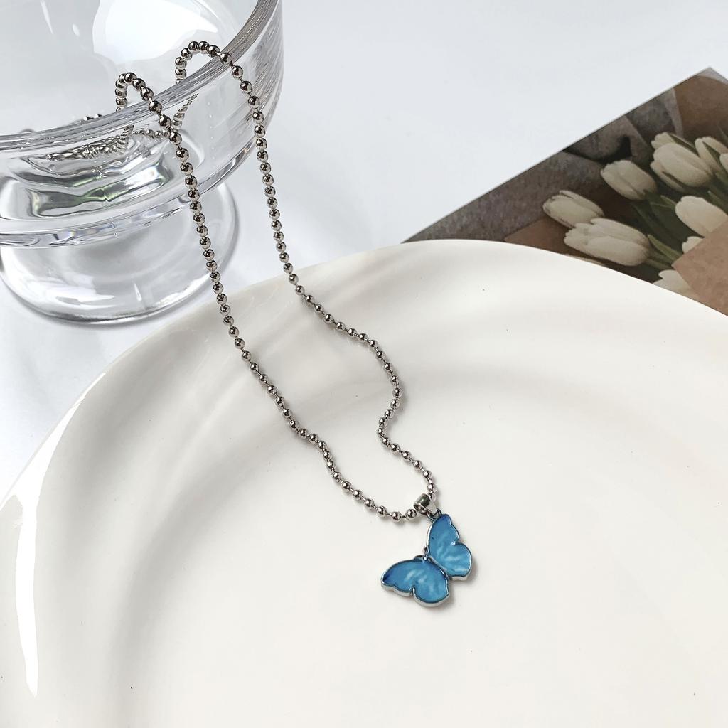 Sweet Cool Bear Series Metal Necklace Simple Retro Round Brand Pendant Versatile Niche Design Clavicle Chain