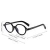Oval Small Frame Vintage For Women Korean Plain Eyeglasses Anti-blue Light Eyeglasses Eye Protection Ladies Optical Spectacle Eyeglass
