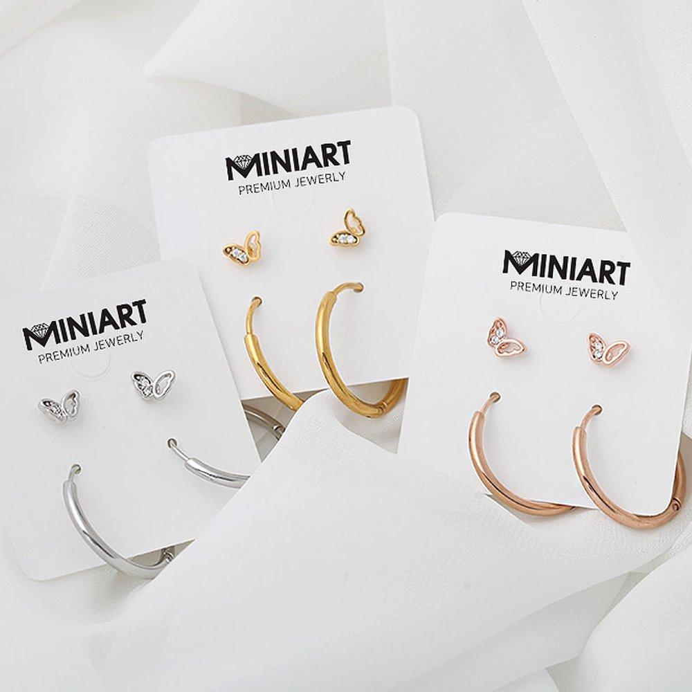 Petite Butterfly Piercing + Ring Piercing [Sold as a Pair]