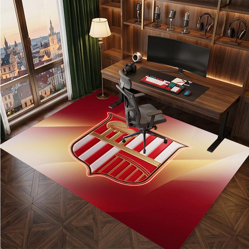 Tappeto in Velluto di Cristallo con Stampa del Sunderland Football Club, Comodo Assorbente d'Acqua Antiscivolo Tappeto per Pavimenti Interni
