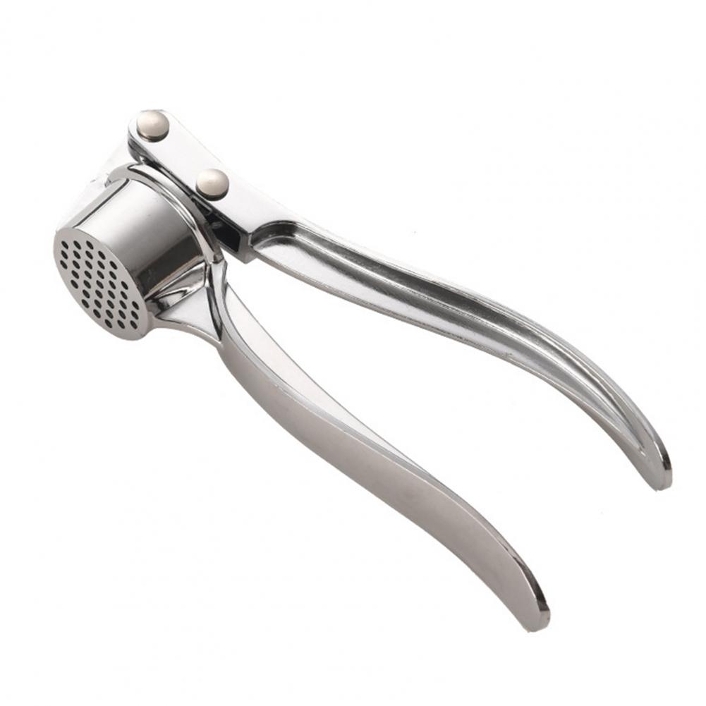 

Garlic Press Stainless Steel Quick Garlic Cutter Ergonomic Alloy Garlic Press for Kitchen Restaurant Mincer Manual Press срібний