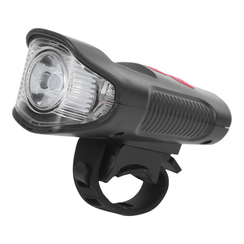 ABS Red Night Riding Bicycle Light Cycling Flashlight Waterproof USB Rechargeable Headlight with Speaker